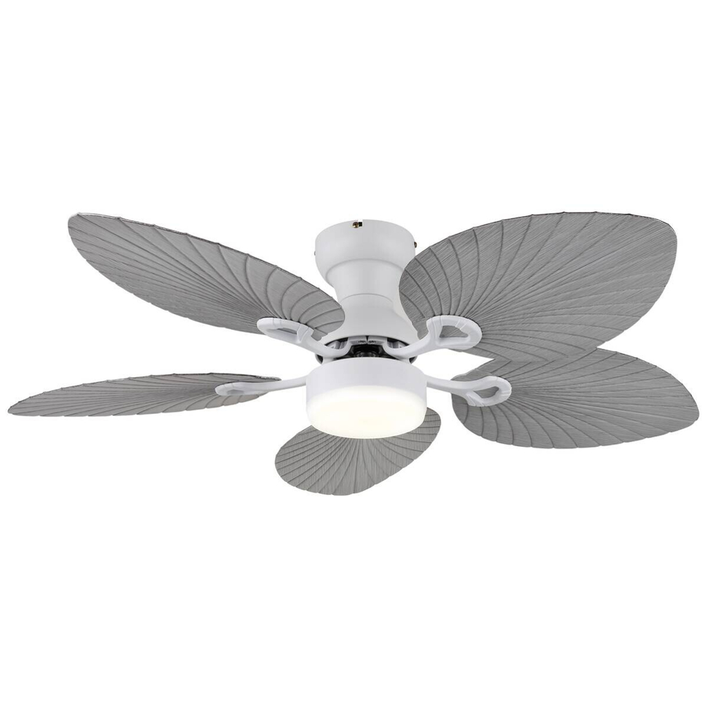 GLOBO LED-Deckenventilator weiß grau H/D: ca. 28,5x107 cm max. 22 W