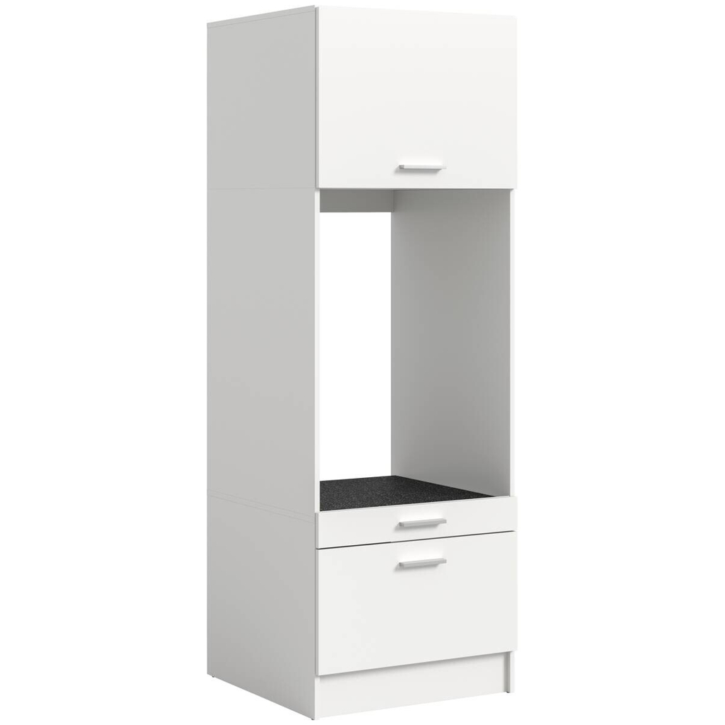 Waschmaschinenumbauschrank Free weiß B/H/T: ca. 66x196x68 cm