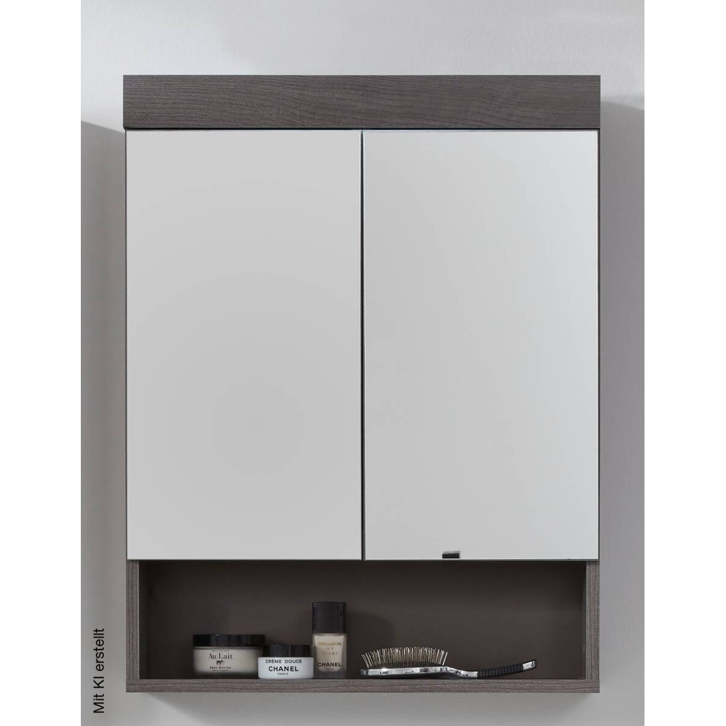 Spiegelschrank Runner Rauchsilber Nachbildung B/H/T: ca. 58x75x18 cm