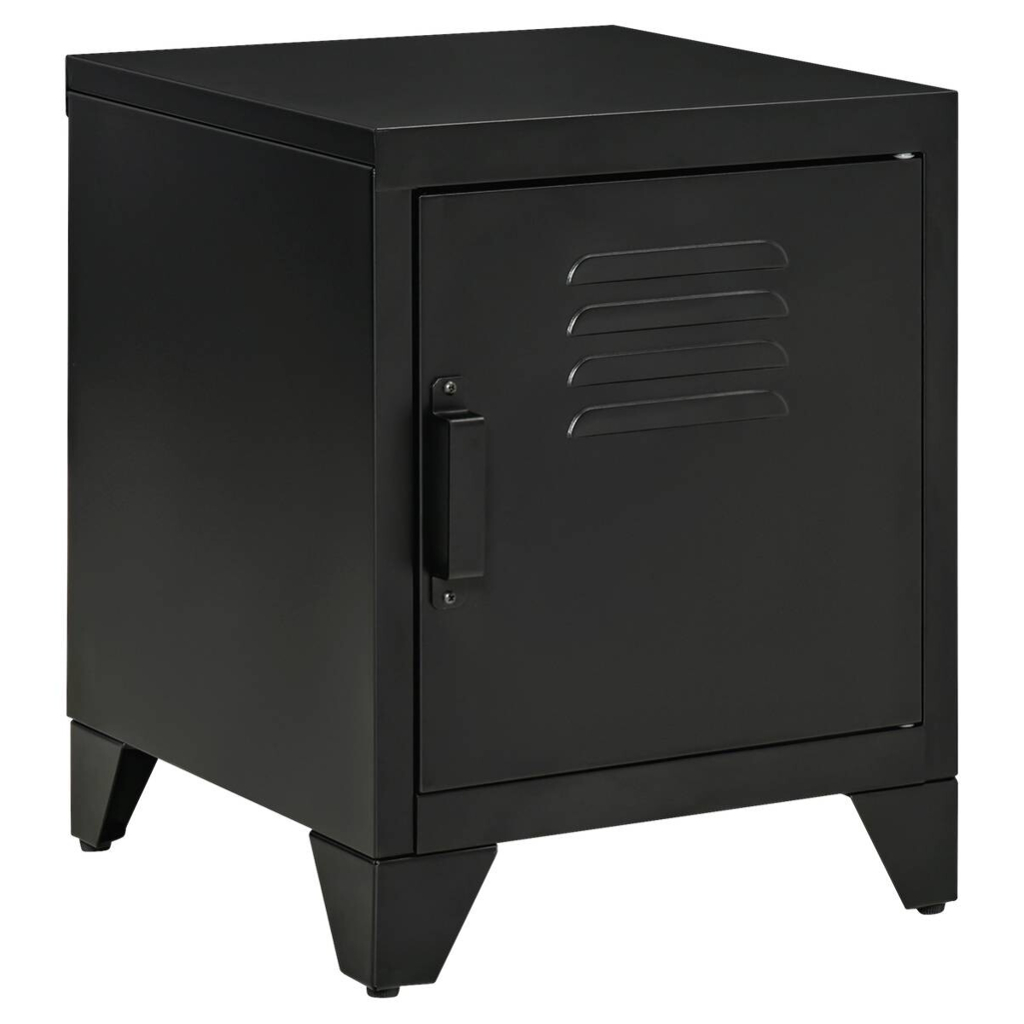 Nachtkonsole 831-429BK schwarz B/H/T: ca. 40x50x40 cm