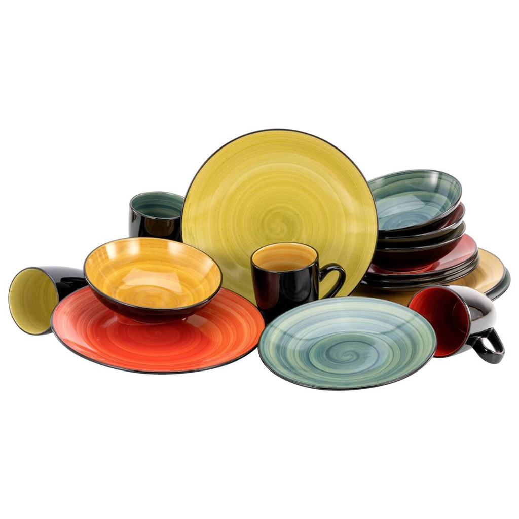 CreaTable Kombiservice Samoa multicolor Keramik 16 tlg.