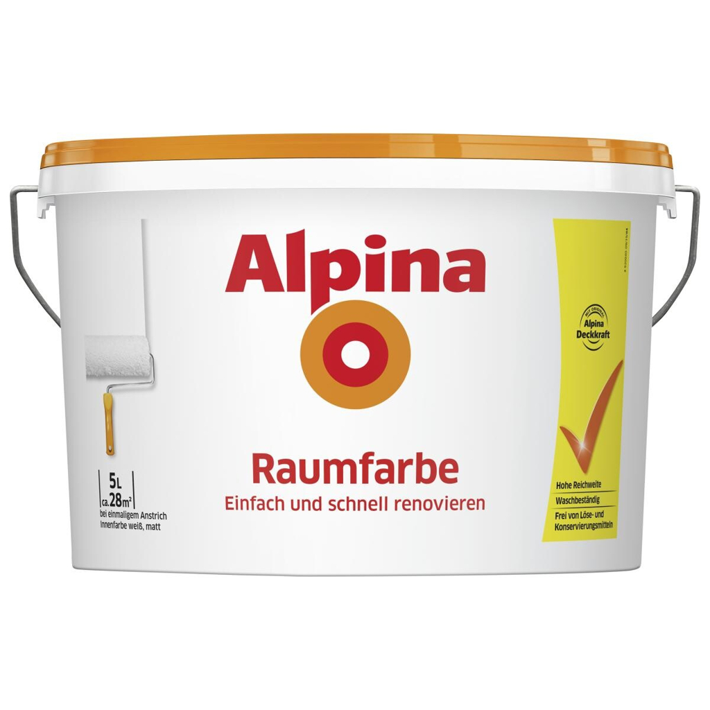 Alpina Raumfarbe weiß ca. 5 l
