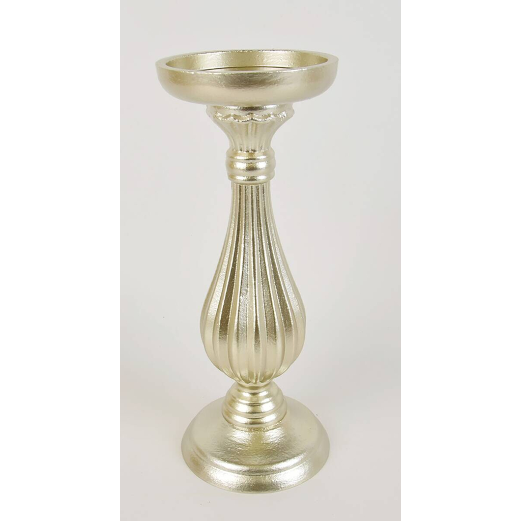Kerzenhalter champagner MDF B/H: ca. 10,5x27,5 cm