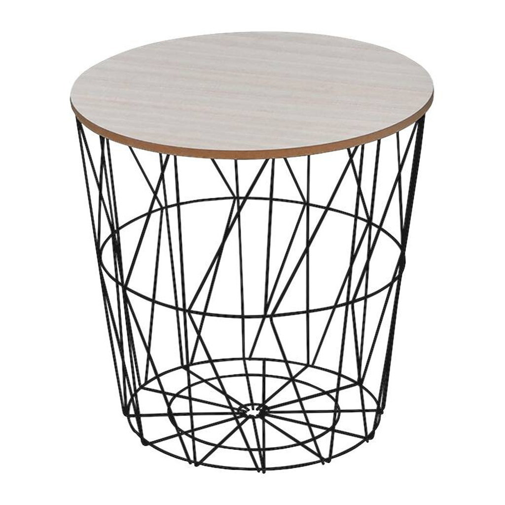 Tisch natur MDF B/H/L: ca. 39x40x39 cm