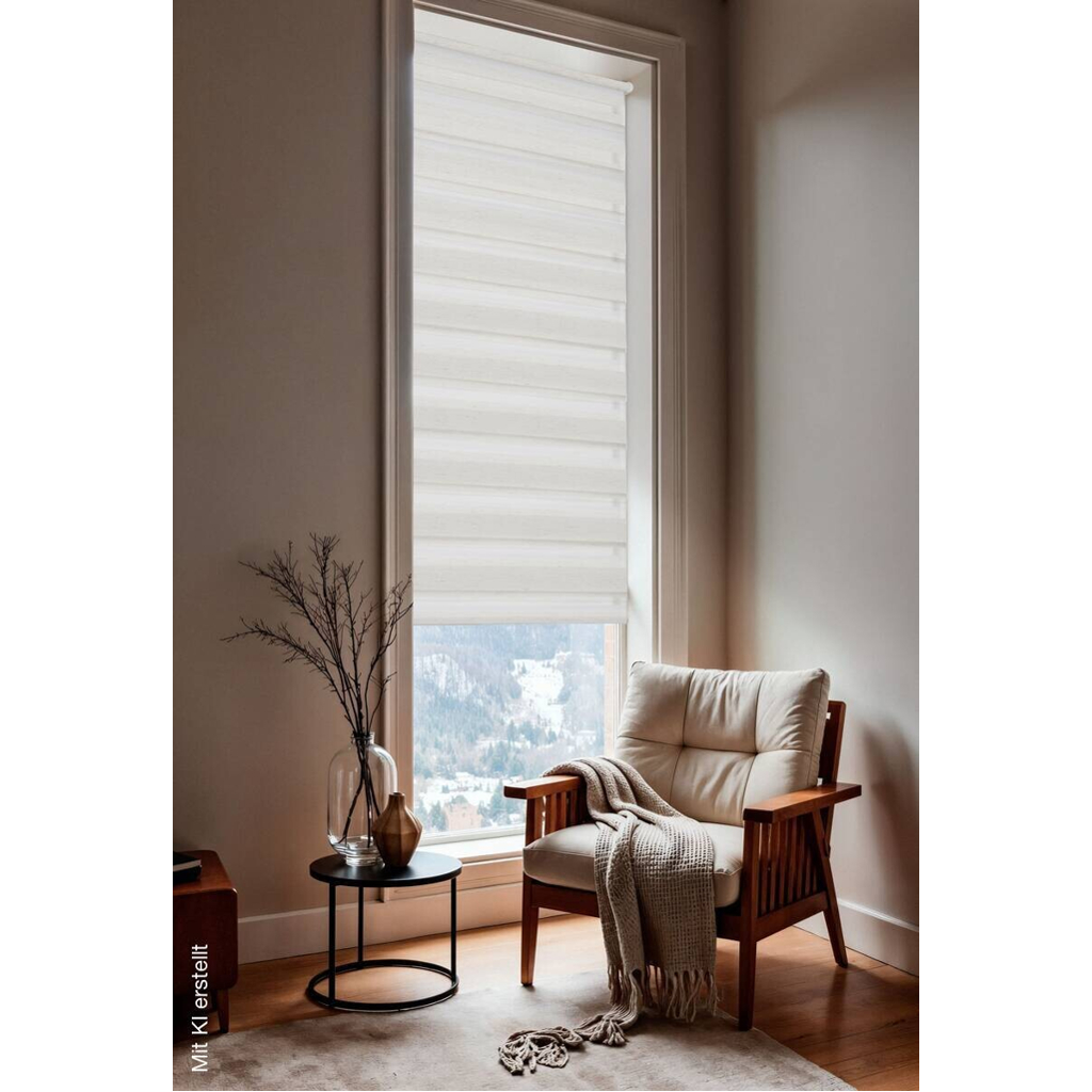 Boviva Doppelrollo natur B/L: ca. 142x200 cm