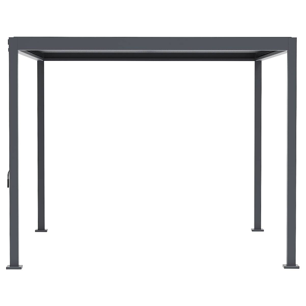 Pergola anthrazit Stahl B/H/L: ca. 296x247x359 cm