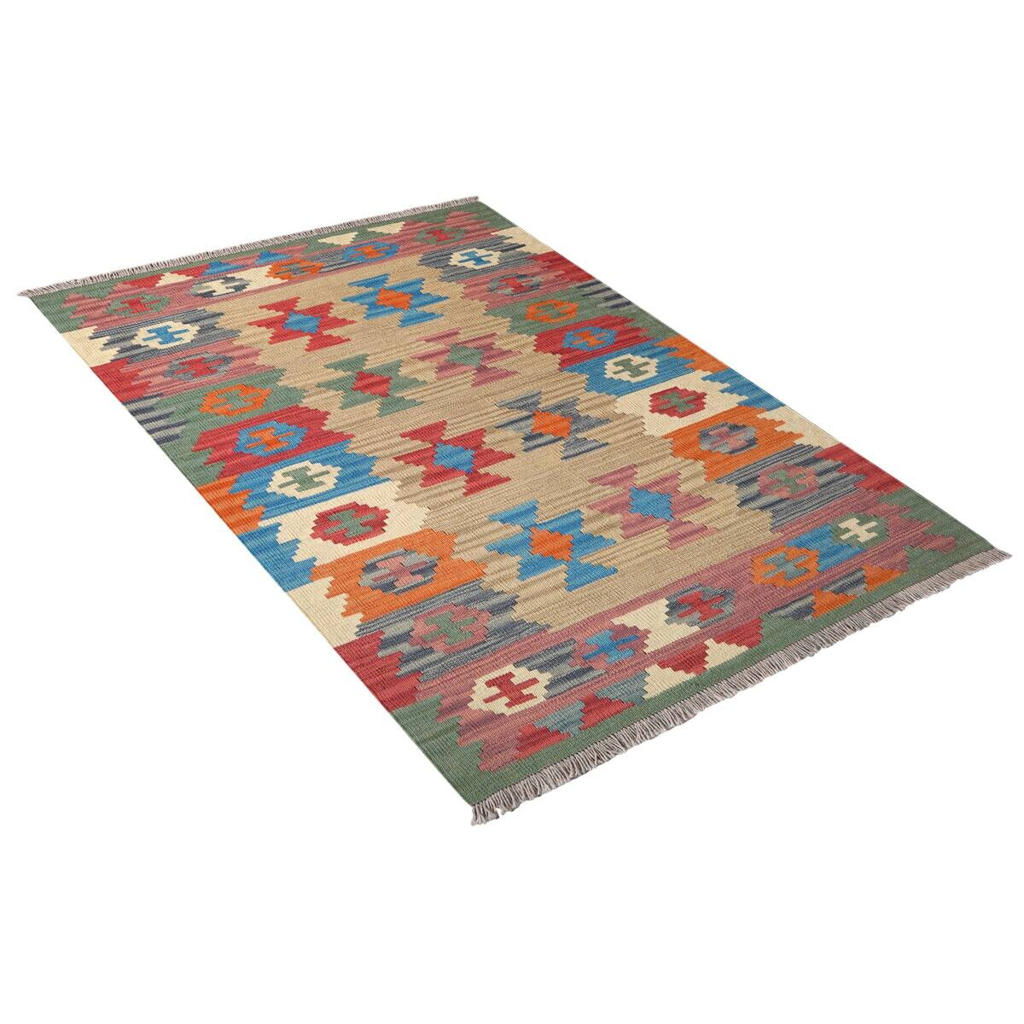 PersaTepp Teppich Kelim Gashgai bunt B/H/L: ca. 104x1x147 cm