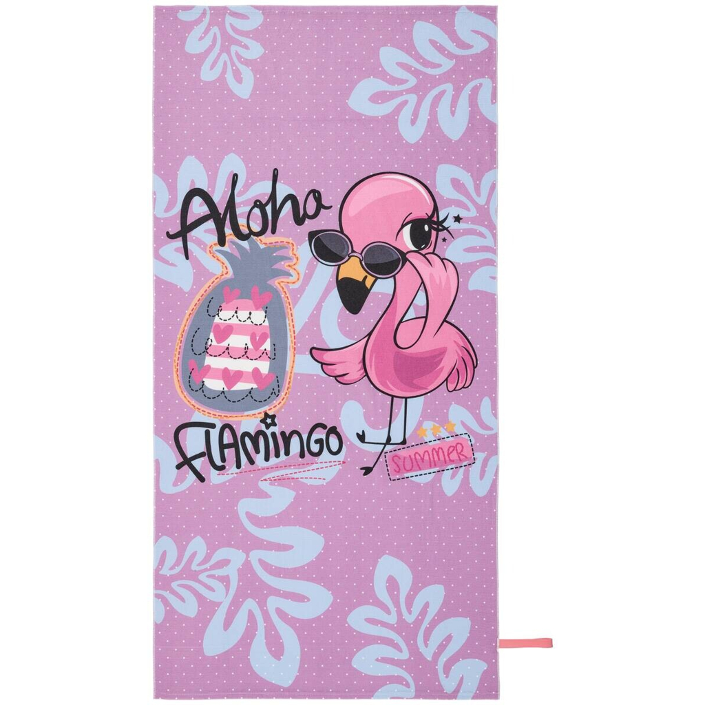Strandtuch lila Polyester B/L: ca. 80x160 cm
