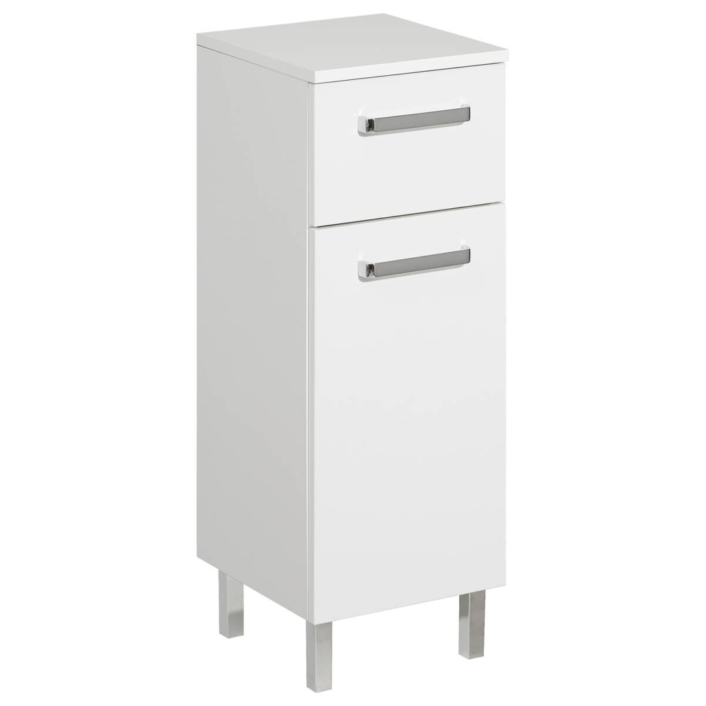 Unterschrank Quickset 312 weiß glanz B/H/T: ca. 30x81x33 cm