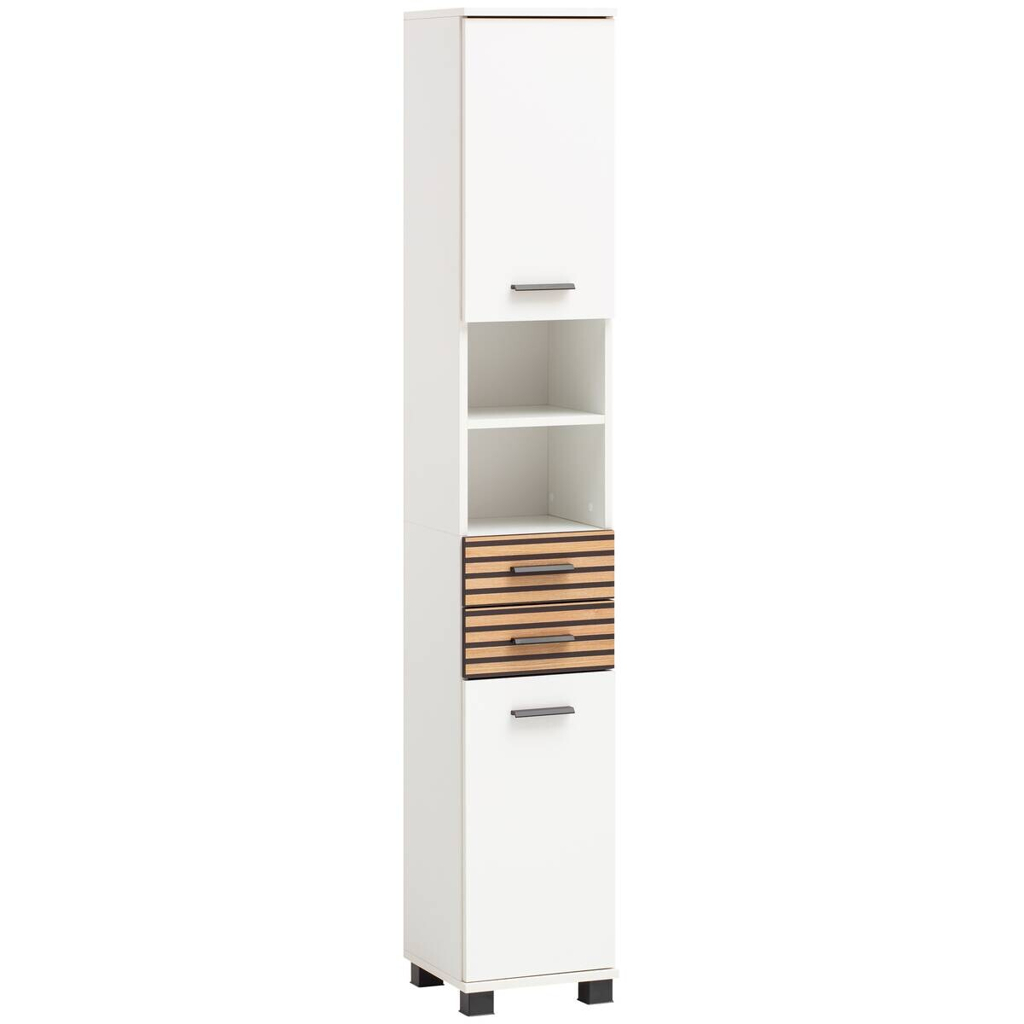Hochschrank Katta weiß matt B/H/T: ca. 30,3x180,9x32,6 cm