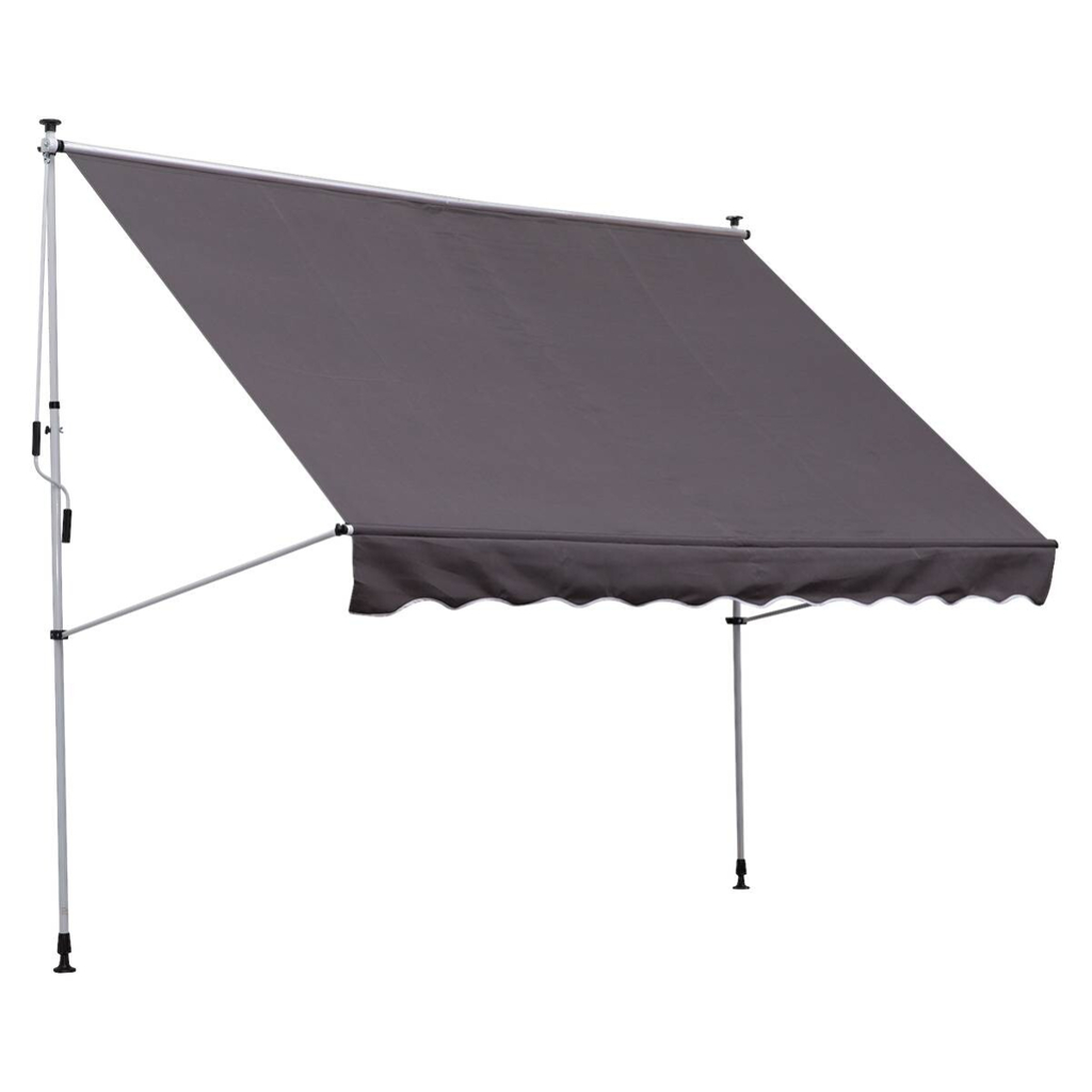 Outsunny Klemm-Markise grau B/H/L: ca. 300x280x150 cm