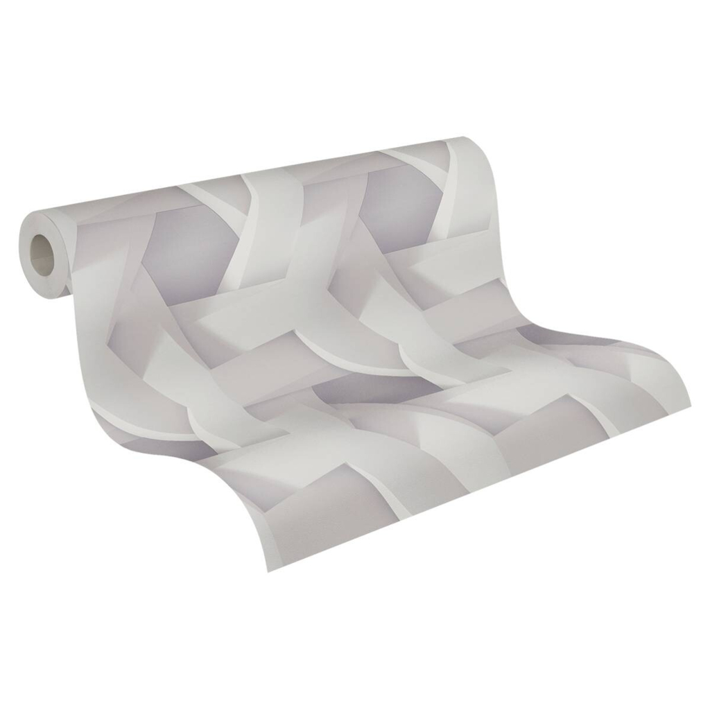 A.S.Creation Vliestapete 3D-Optik grau B/H: ca. 0,53x10,05 cm