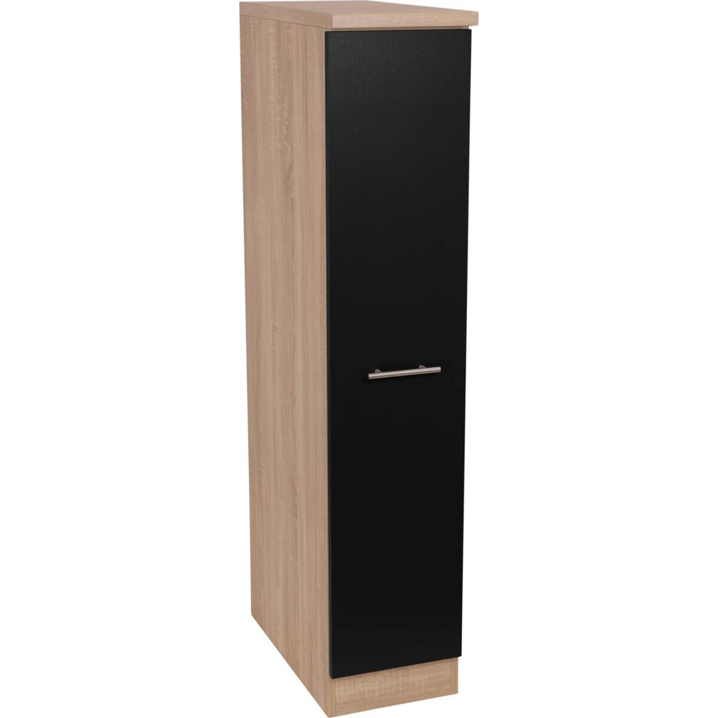 Apothekerschrank Merle schwarz B/H/T: ca. 30x145x60 cm
