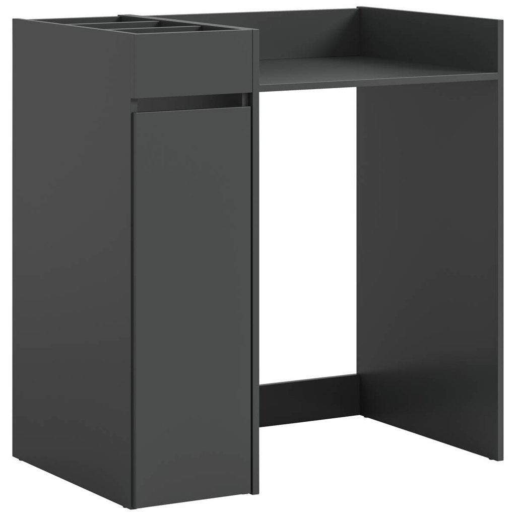 Waschmaschinenumbauschrank Free anthrazit B/H/T: ca. 95x101x60 cm