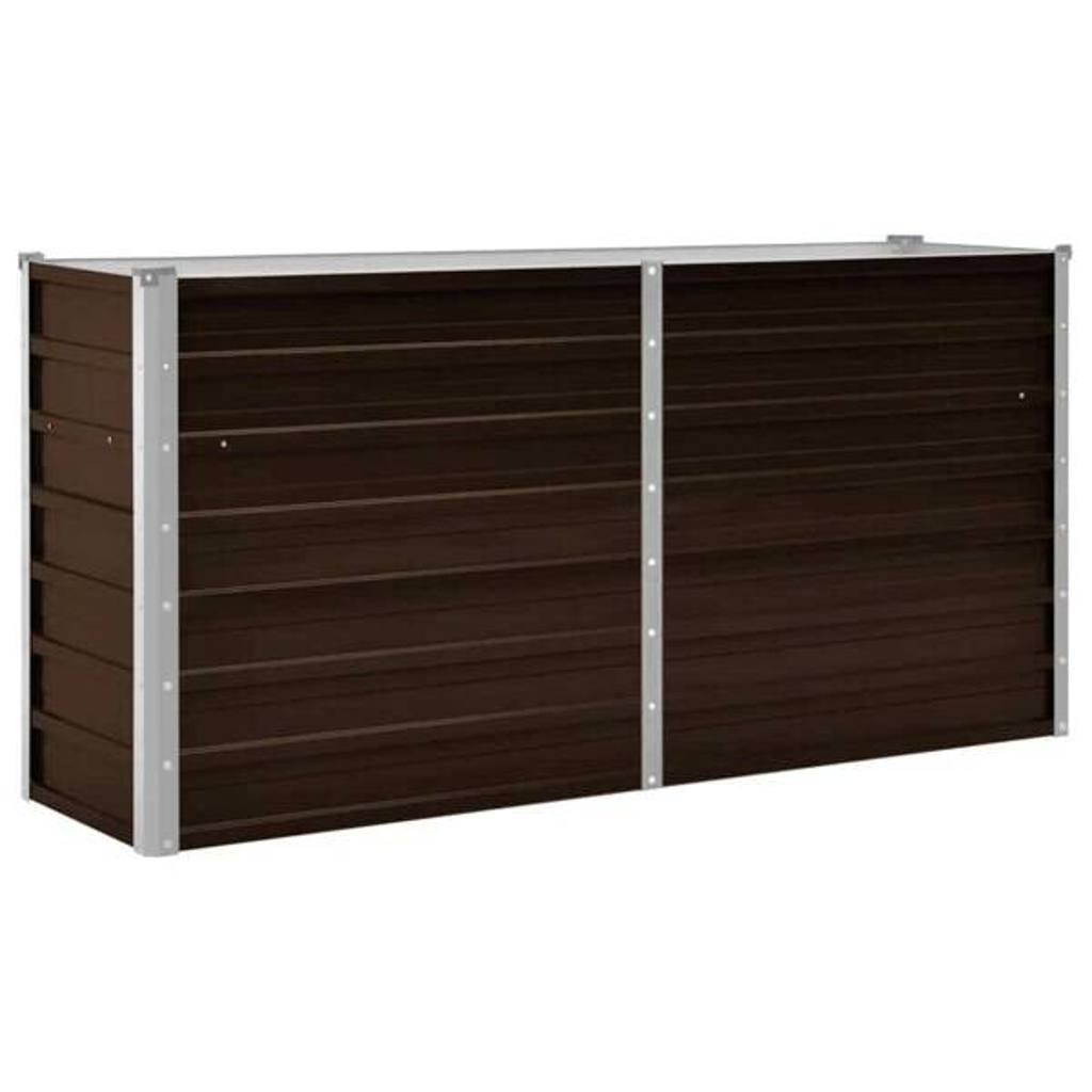 Hochbeet braun Stahl B/H/L: ca. 40x77x160 cm