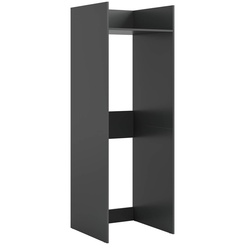 Waschmaschinenumbauschrank Free anthrazit B/H/T: ca. 66x196x66 cm
