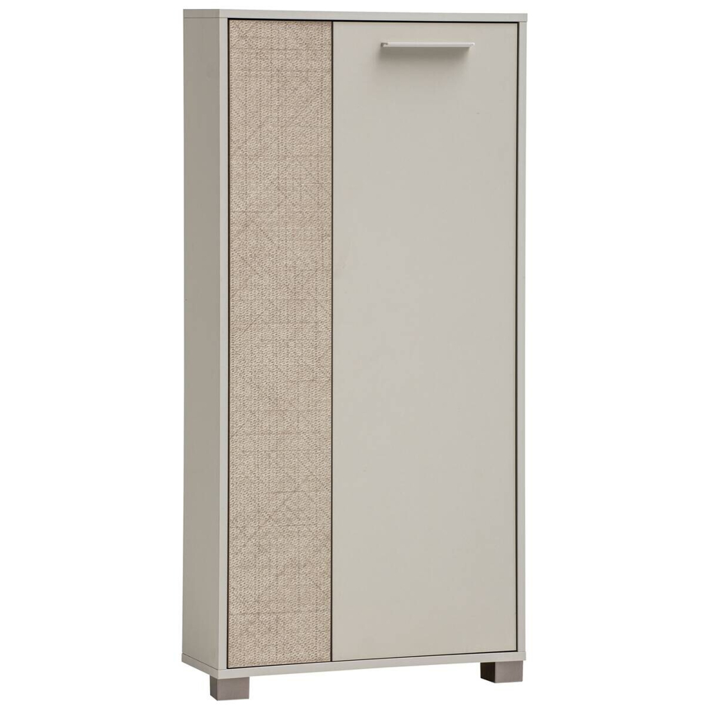 Highboard Edno creme Eiche Nachbildung B/H/T: ca. 59,8x124x19,5 cm