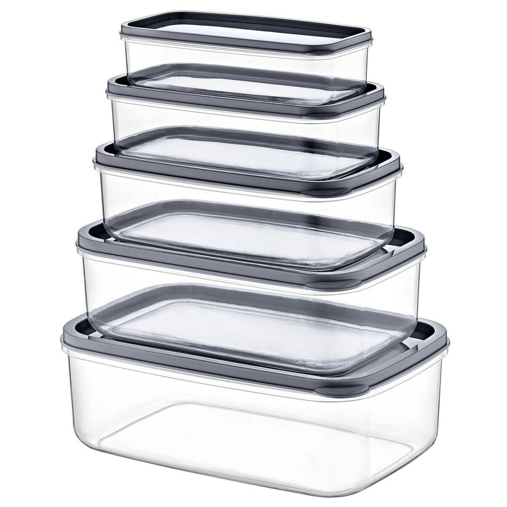 HermiaConcept Vorratsdosenset 10-tlg. transparent