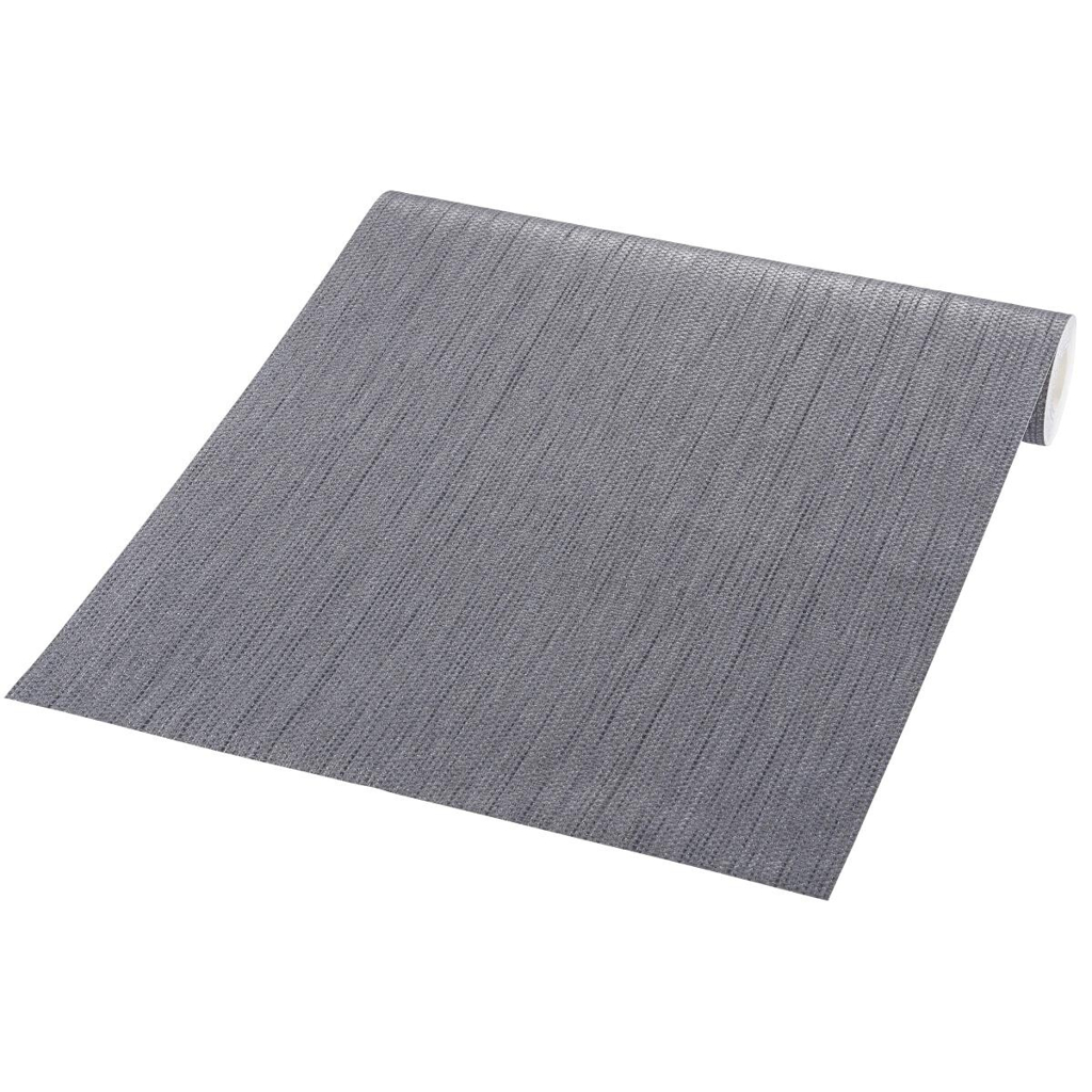 Vliestapete Textiloptik dunkelgrau B/L: ca. 53x1005 cm 506189902