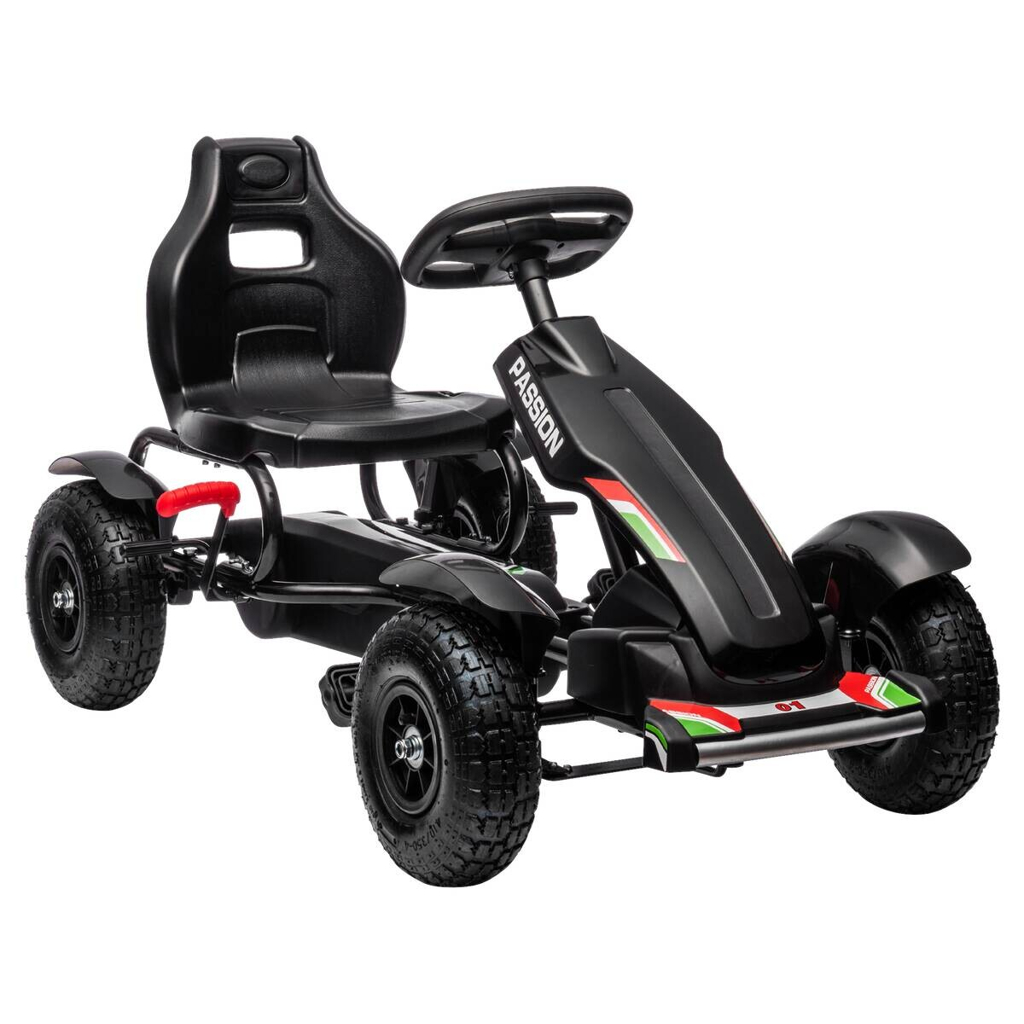 HOMCOM Kinder-Fahrzeug schwarz B/H/L: ca. 58x121x61 cm