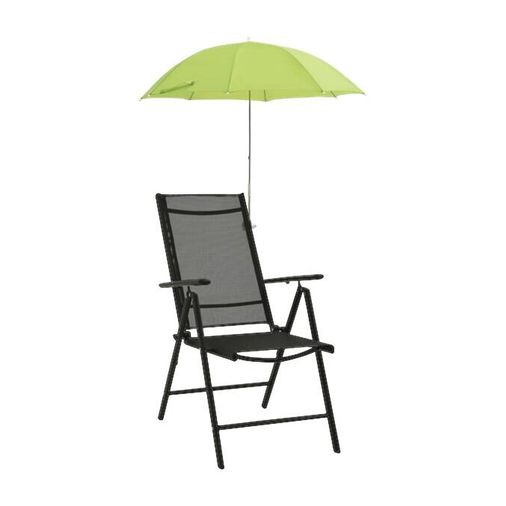vidaXL Sonnenschirm grün Polyester B/H/L: ca. 105x90x105 cm