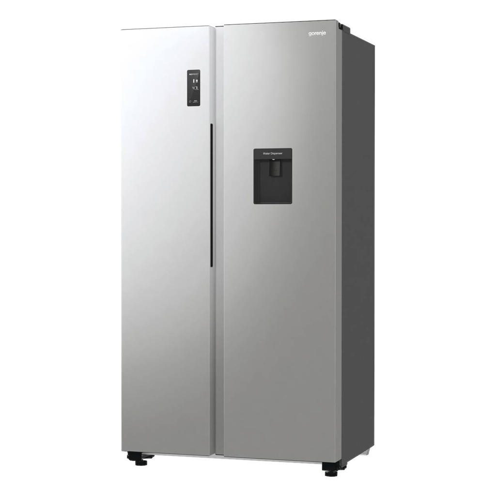 Gorenje Side-by-Side NRR9185EASWD Edelstahloptik B/H/T: ca. 91,5x178,6x67 cm
