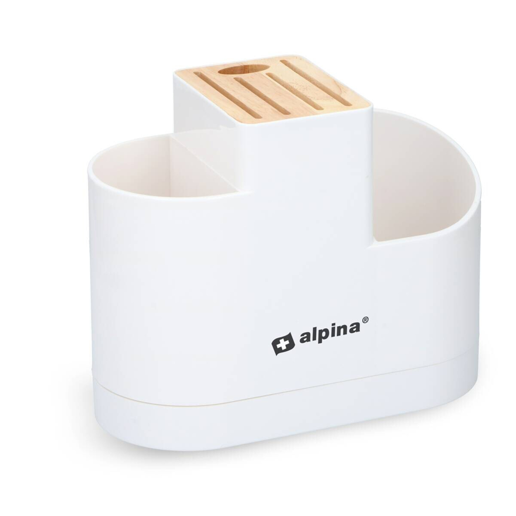 alpina Küchen-Organizer weiß Kunststoff