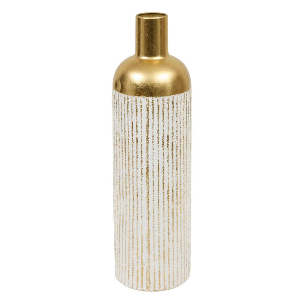 Vase gold Metall B/H: ca. 16x60,5 cm