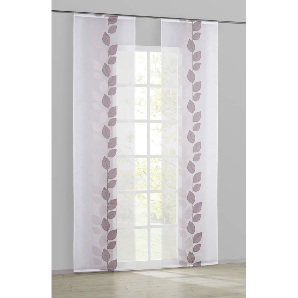 POCOline Schiebevorhang Pantheon rosé B/L: ca. 60x245 cm