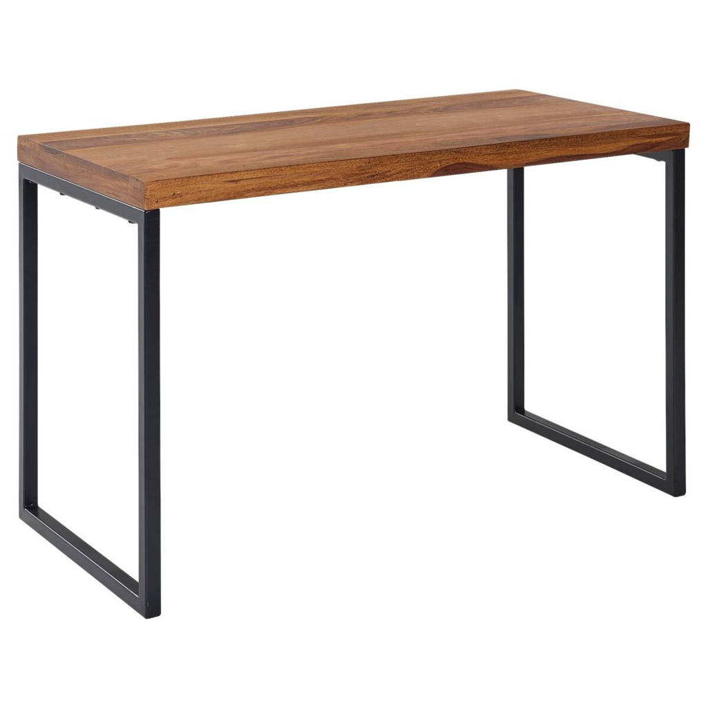Schreibtisch natur schwarz pulverbeschichtet B/H/T: ca. 117x76,5x59 cm