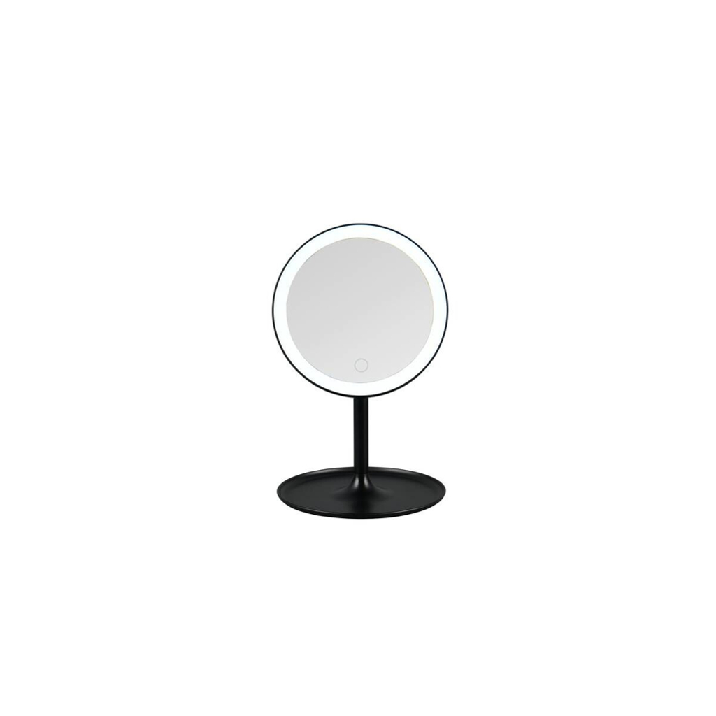 LED-Spiegel Liara schwarz B/H/L: ca. 28,5x18x18 cm