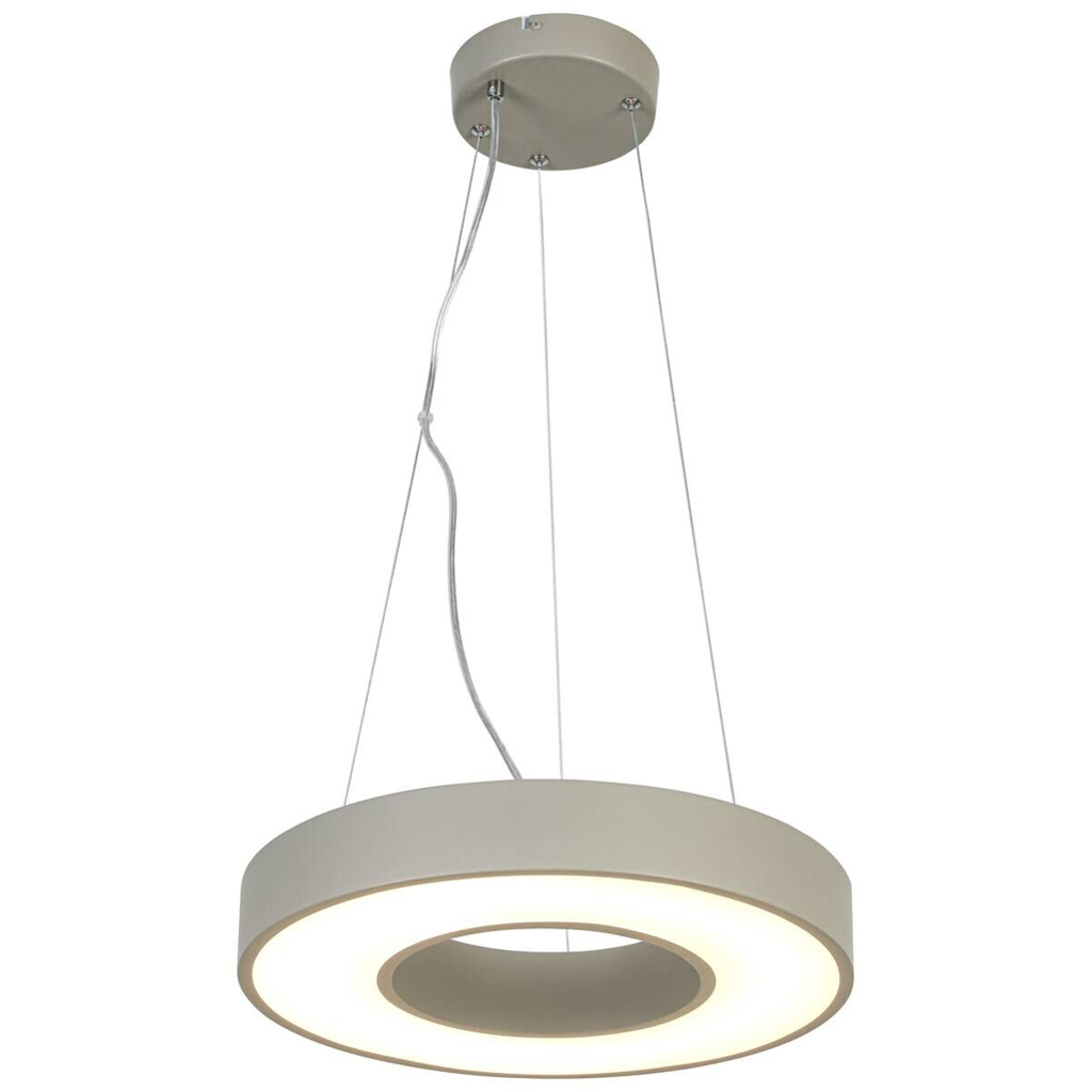 Nolo LED-Pendelleuchte Rayan sand Metall H/D: ca. 120x40 cm