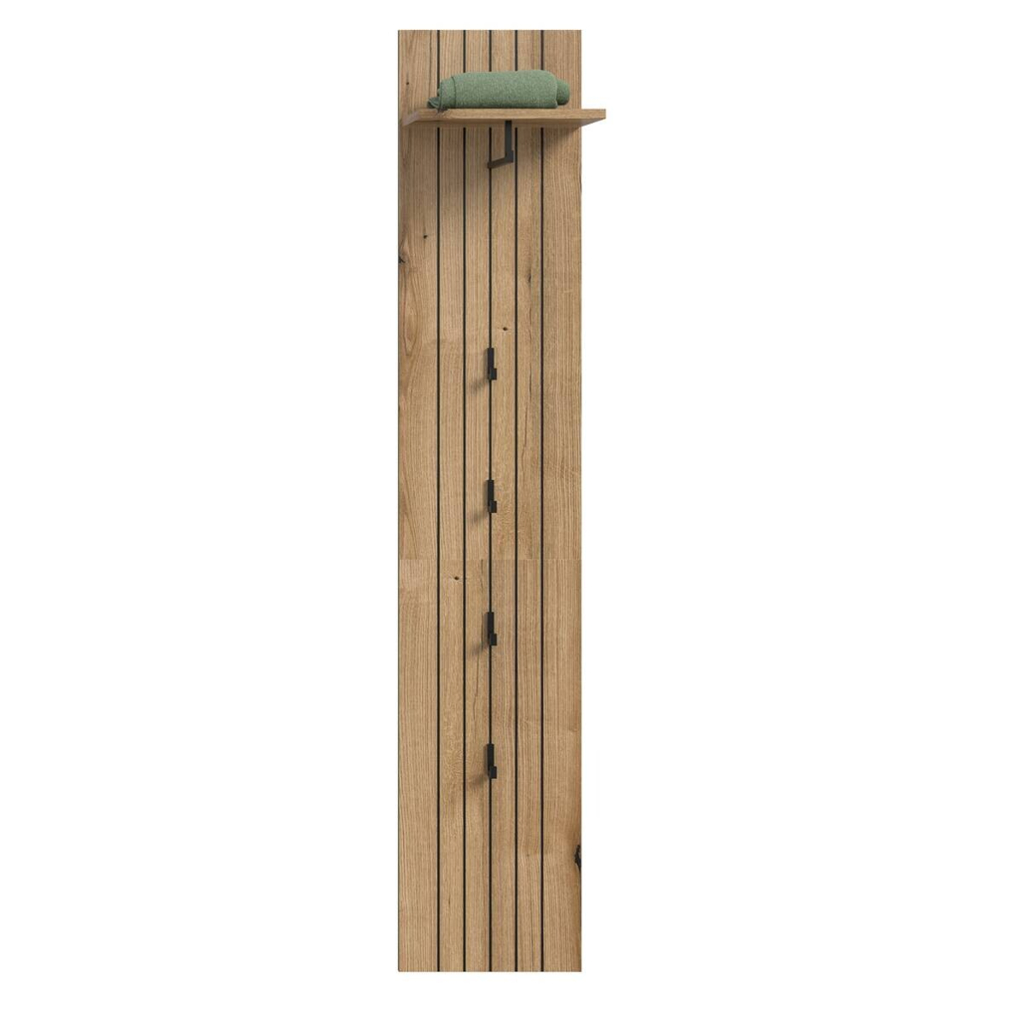 Garderobenpaneel STATION Evoke Oak Nachbildung B/H/T: ca. 31x160x27 cm
