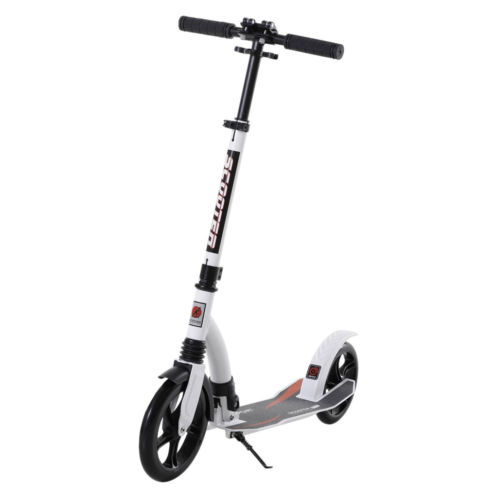 HOMCOM Tretroller weiß B/H/L: ca. 37,5x101,5x92,5 cm 595775600