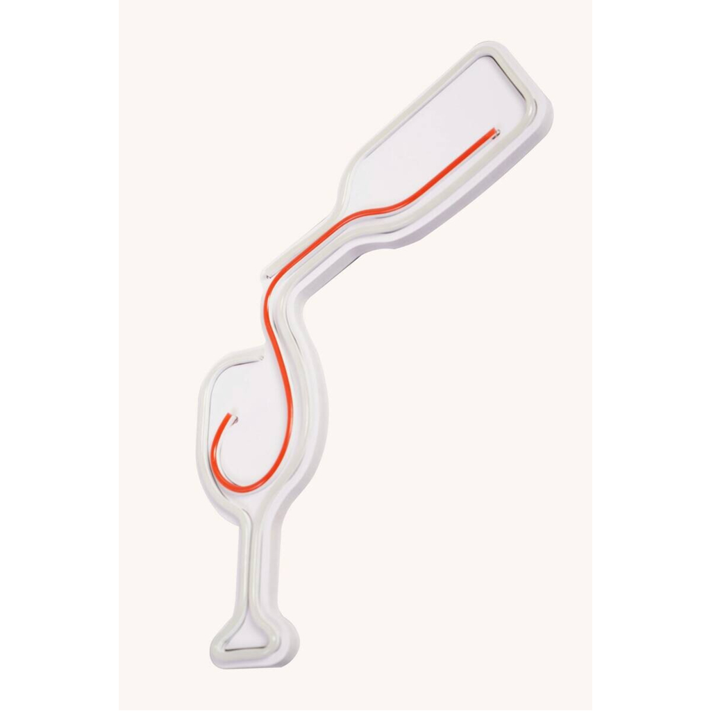 Opviq LED-Wandleuchte weiß rot PVC B/H/T/L: ca. 45x45x3x45 cm