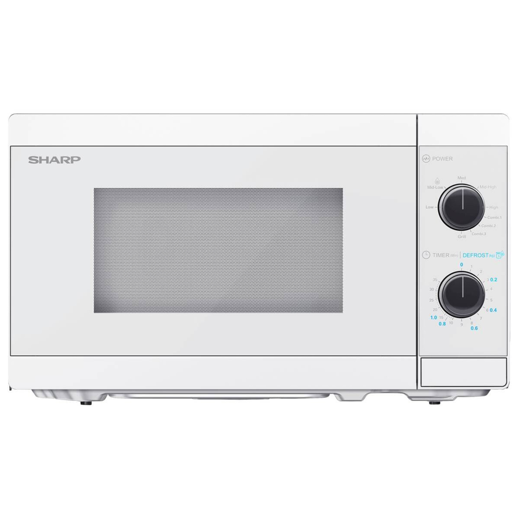 Sharp Mikrowelle mit Grill weiß Kunststoff B/H/T: ca. 44x25,8x34,4 cm