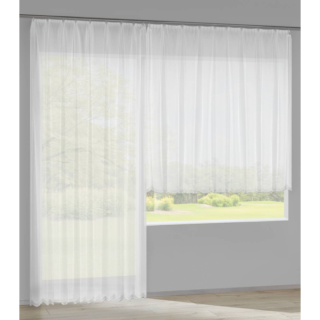 POCOline Fertigstore Mara weiß B/L: ca. 300x245 cm