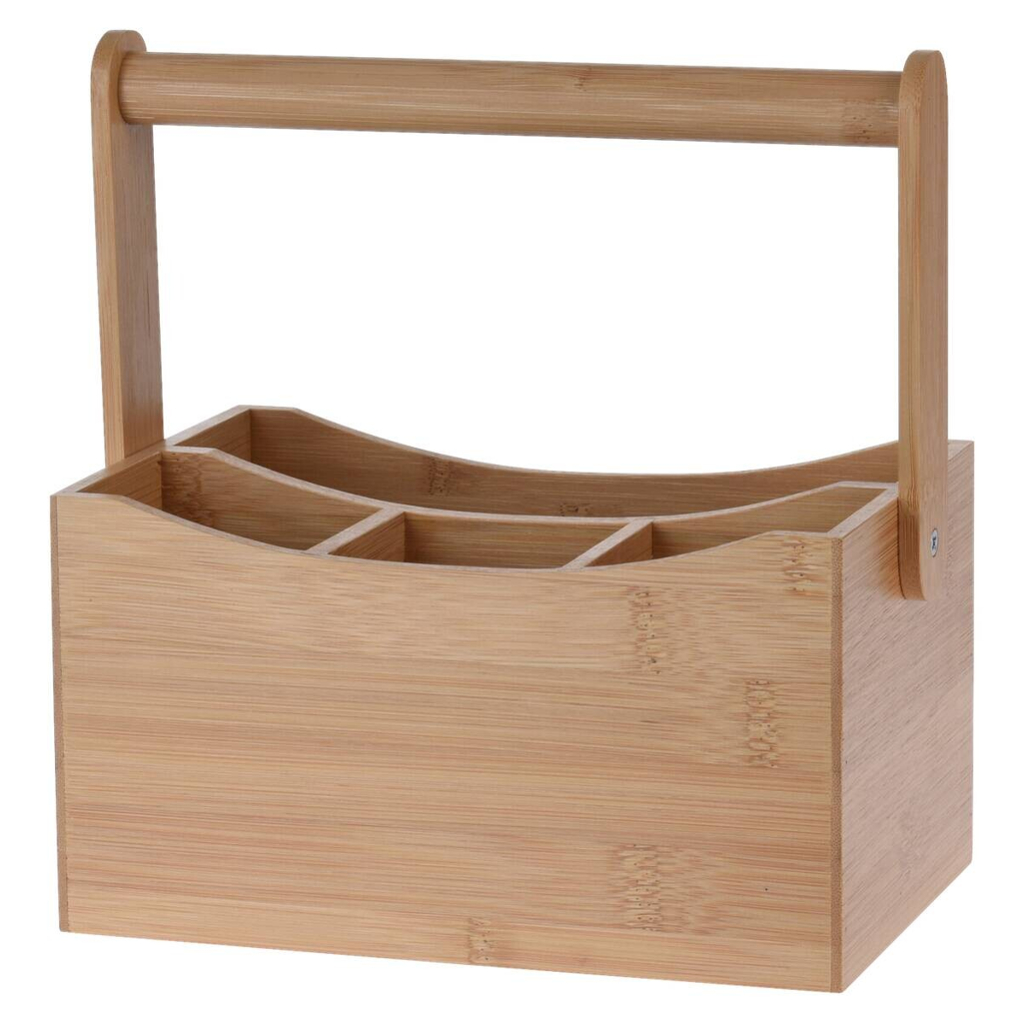 Besteckhalter natur Bambus B/H/L: ca. 15x24x23 cm