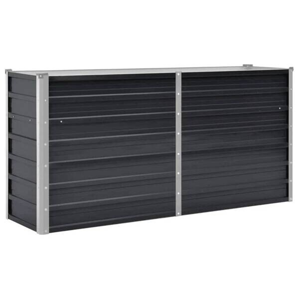 Hochbeet anthrazit Stahl B/H/L: ca. 40x77x160 cm