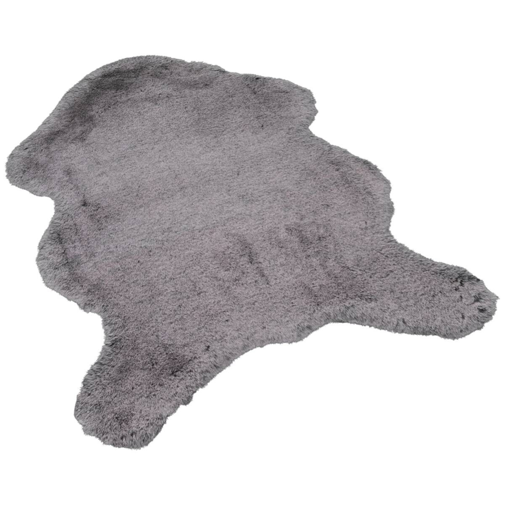 Fellimitat Mats Silbergrau B/L: ca. 60x90 cm