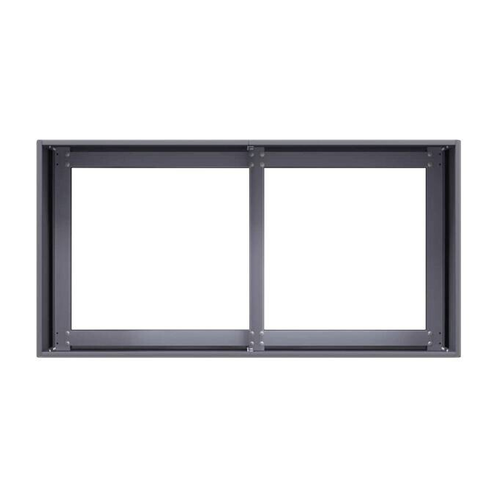 vidaXL Pflanzkübel anthrazit Stahl B/H/L: ca. 40x40x80 cm