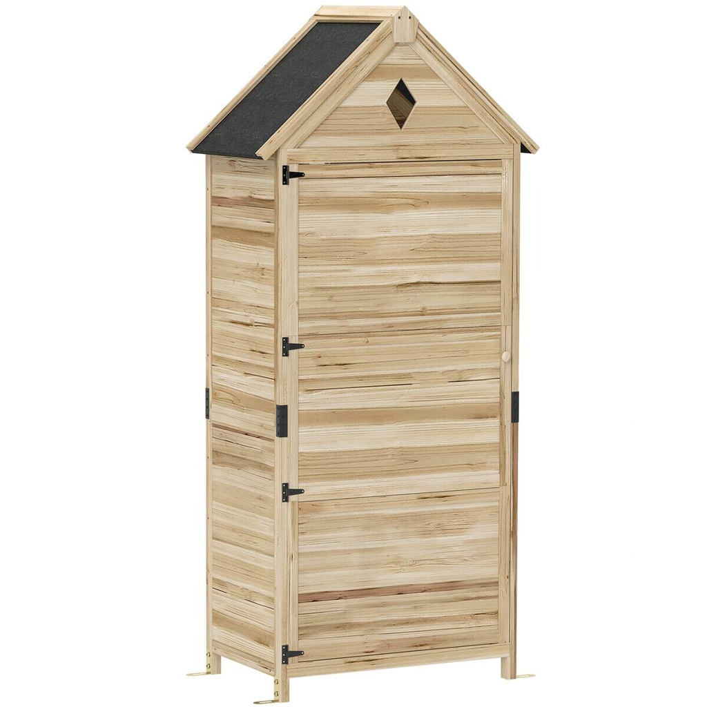Outsunny Gartenschrank B/H/T/L: ca. 49x170x49x80 cm