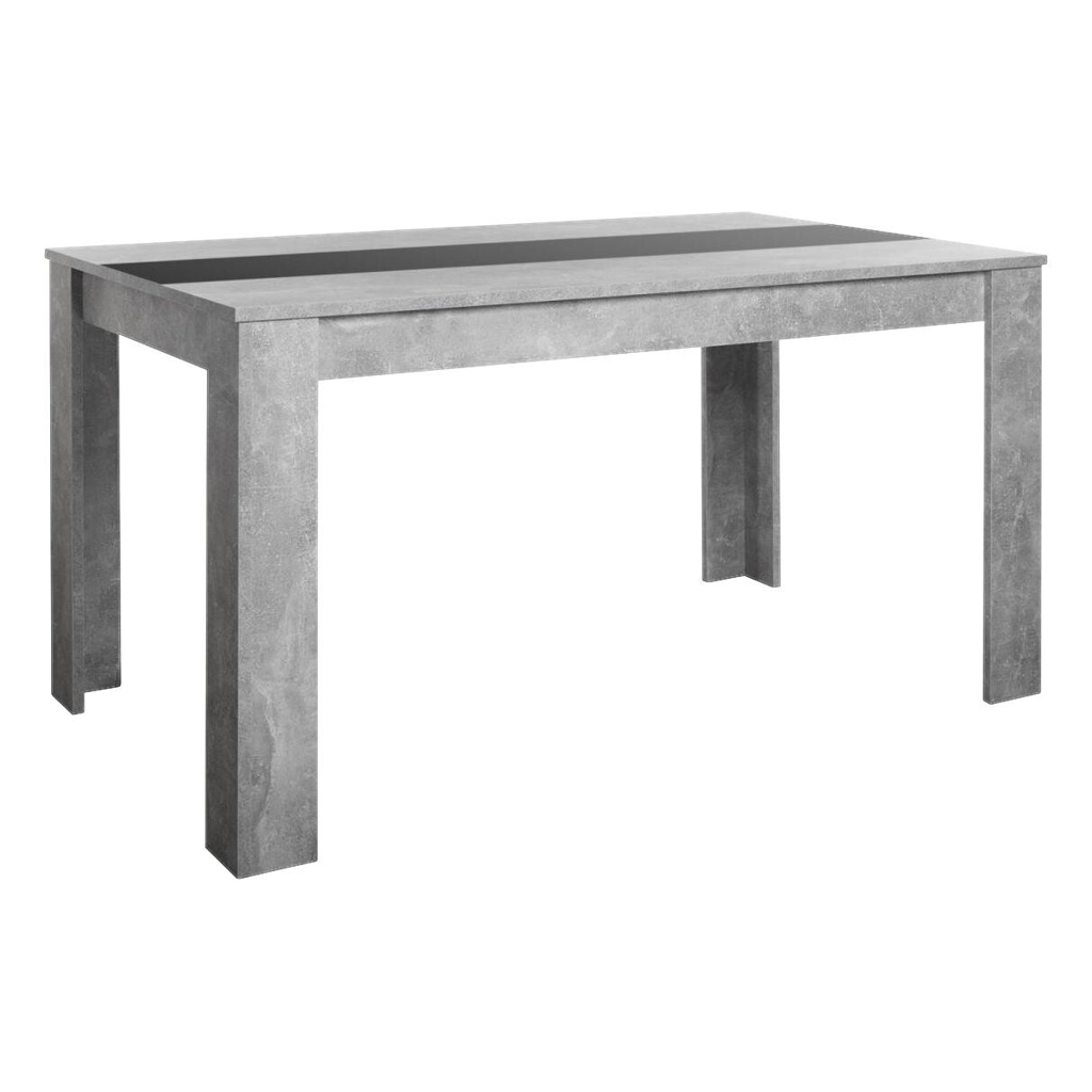 Esstisch Niklas Beton Optik B/H/T: ca. 138x74x80 cm