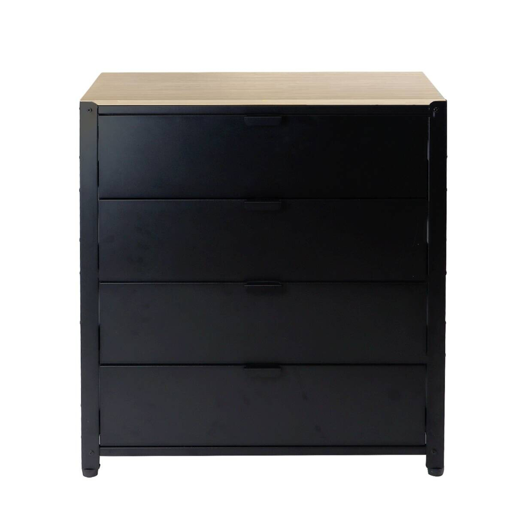 Werkbank schwarz B/H/T: ca. 80x90x40 cm
