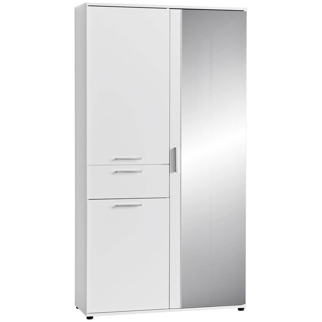 Mehrzweckschrank Kreta 9 weiß B/H/T: ca. 99x184x35 cm