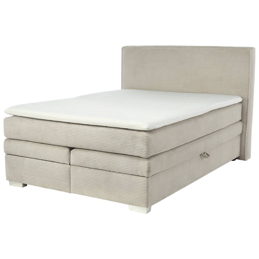 Boxspringbett Greige Liegefläche B/L: ca. 140x200 cm