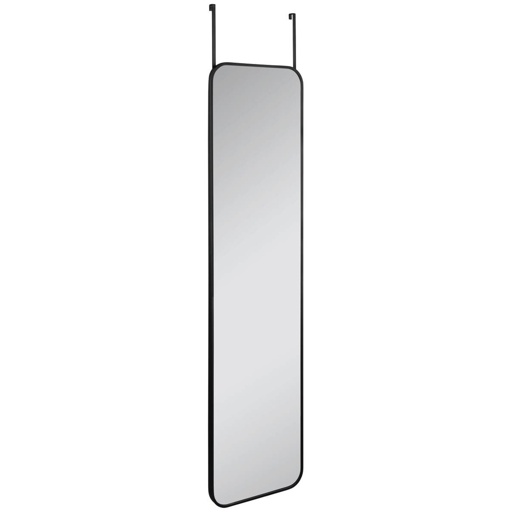 Türhängespiegel Beate schwarz Metall B/H: ca. 32x123 cm