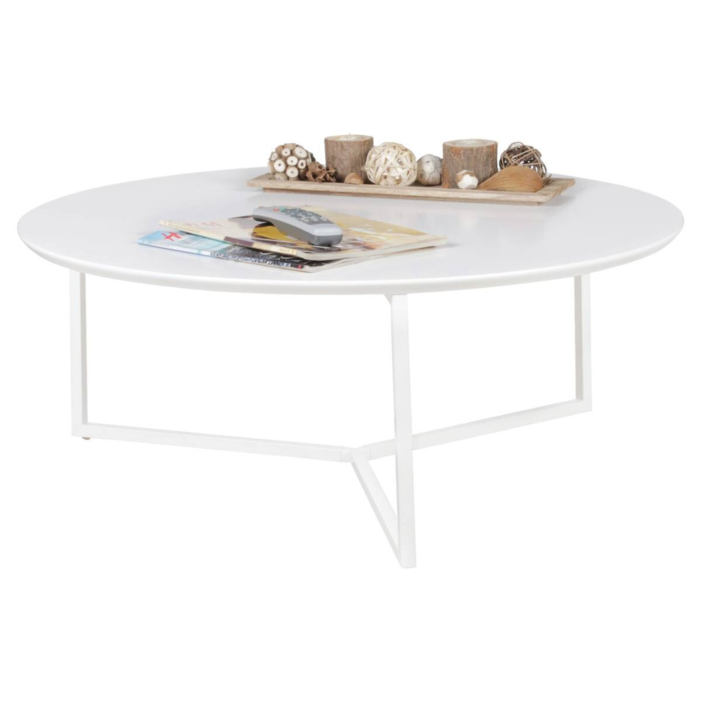 Couchtisch weiß weiß Lack matt B/H/T: ca. 80x33x80 cm