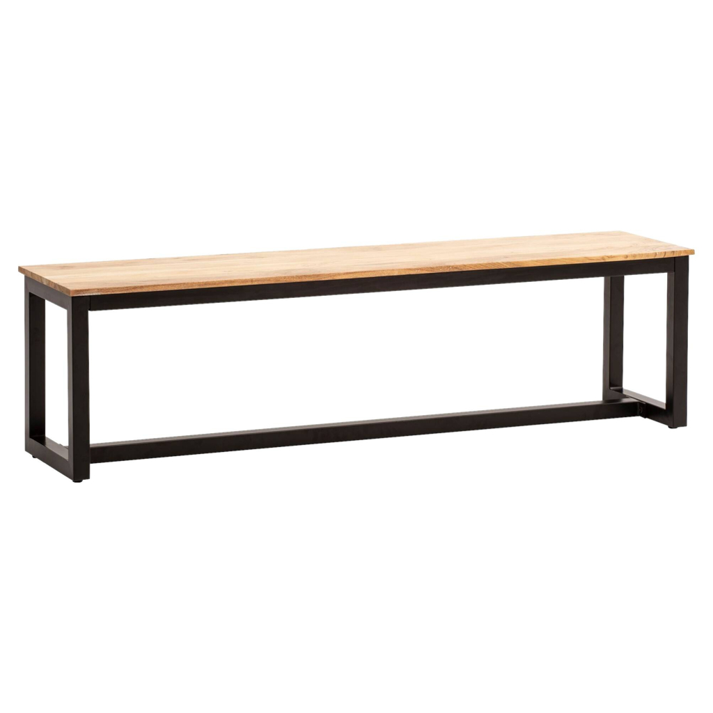 Sitzbank braun B/H/T: ca. 160x45x40 cm