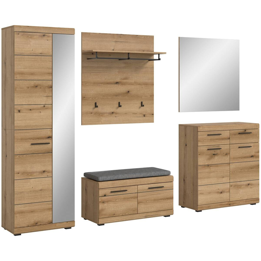 Garderobe SCOUT Evoke Oak Nachbildung B/H/T: ca. 272x197x40 cm